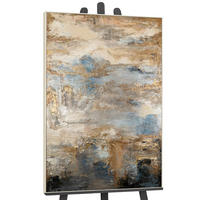 GEMÄLDE Glanz und Eleganz Schattenfugenrahmen Beige 120x80 cm - Beige, Holz (120/80cm) - YS-art gallery