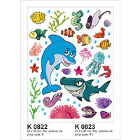 WANDTATTOO Unterwasserwelt 85 x 65 cm - Multicolor, Papier (85/65/65cm) - Sanders & Sanders
