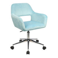 SCHREIBTISCHSTUHL JILL Hellblau - Hellblau, Textil (56/85/42cm) - SVITA