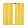 ÖSENVORHANG Vichy-Karo blickdicht 2er-Set, 137/182 cm - Gelb, Textil (137/182cm) - Homescapes