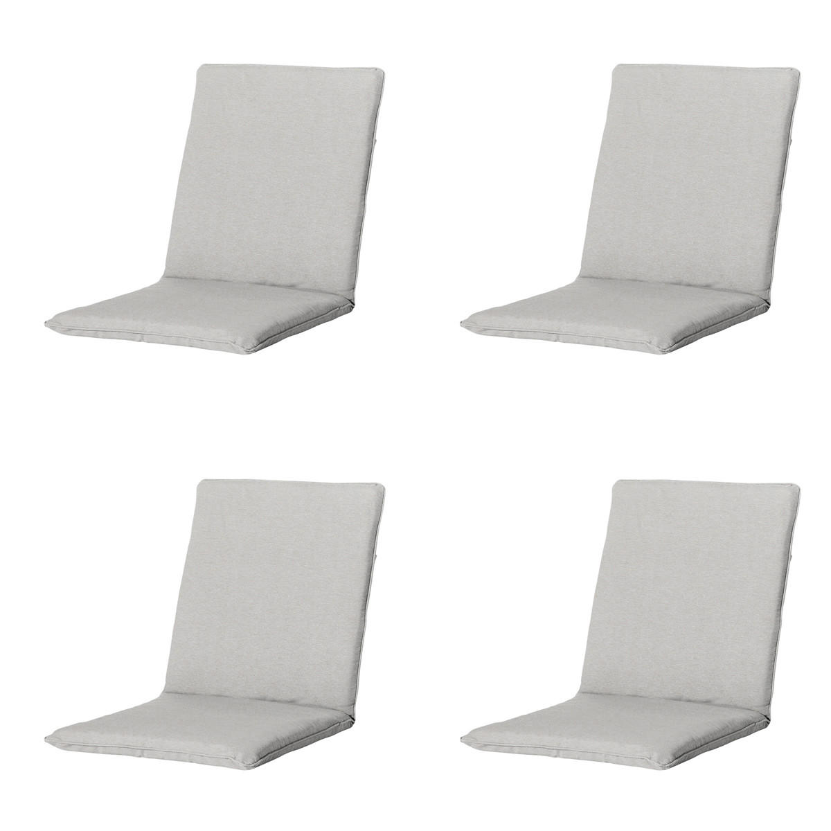 GARTENSTUHLKISSEN Panama 97/49 cm 4er-Set - Beige, Textil (49/6/97cm) - Madison