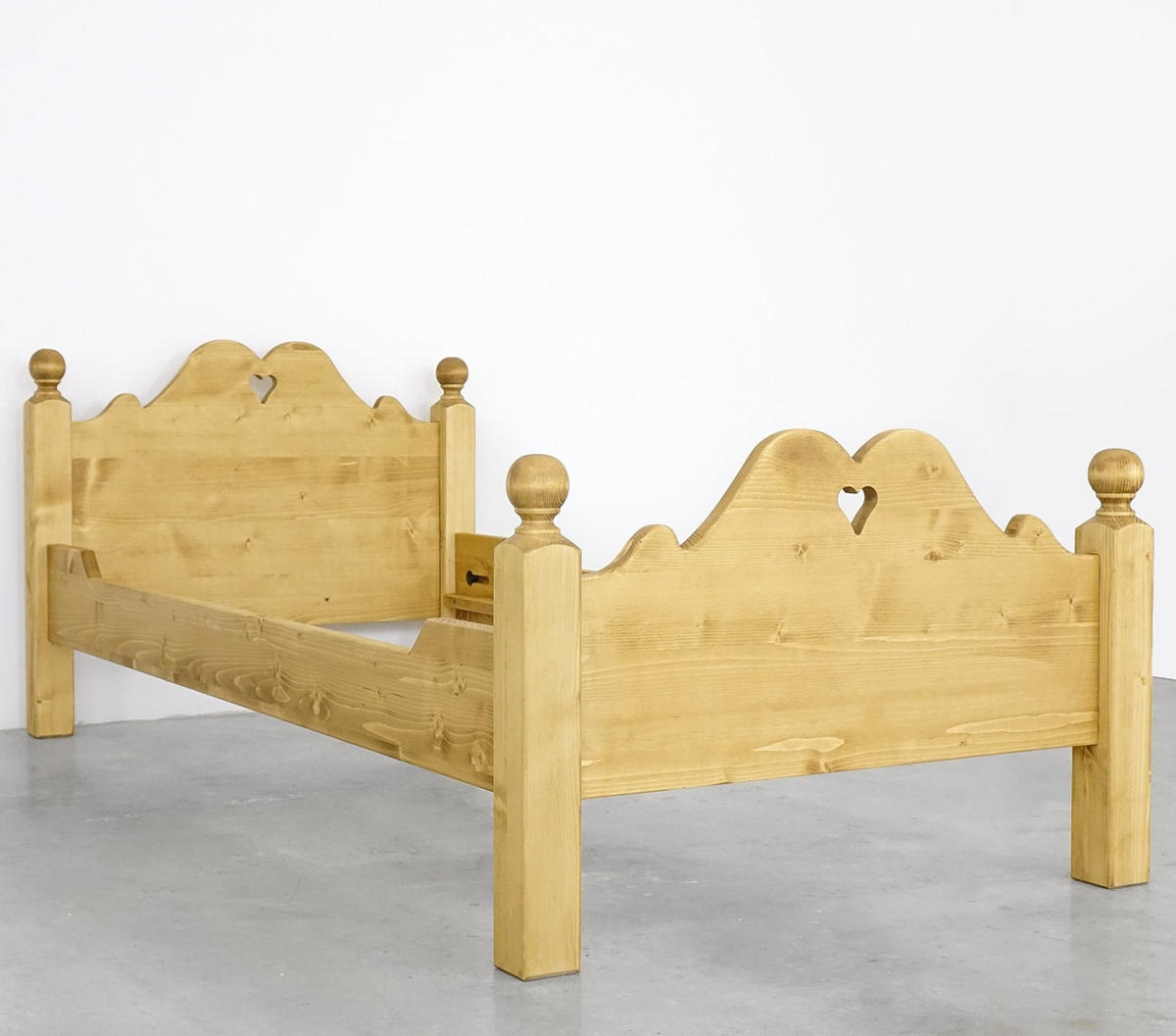 BETT aus Massivholz MEXICANA - Honig, Holz (90/200cm) - Seart