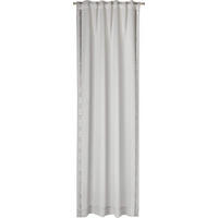 VORHANG Lines hellgrau 130x250cm - Hellgrau, Textil (130/250cm) - Joop!
