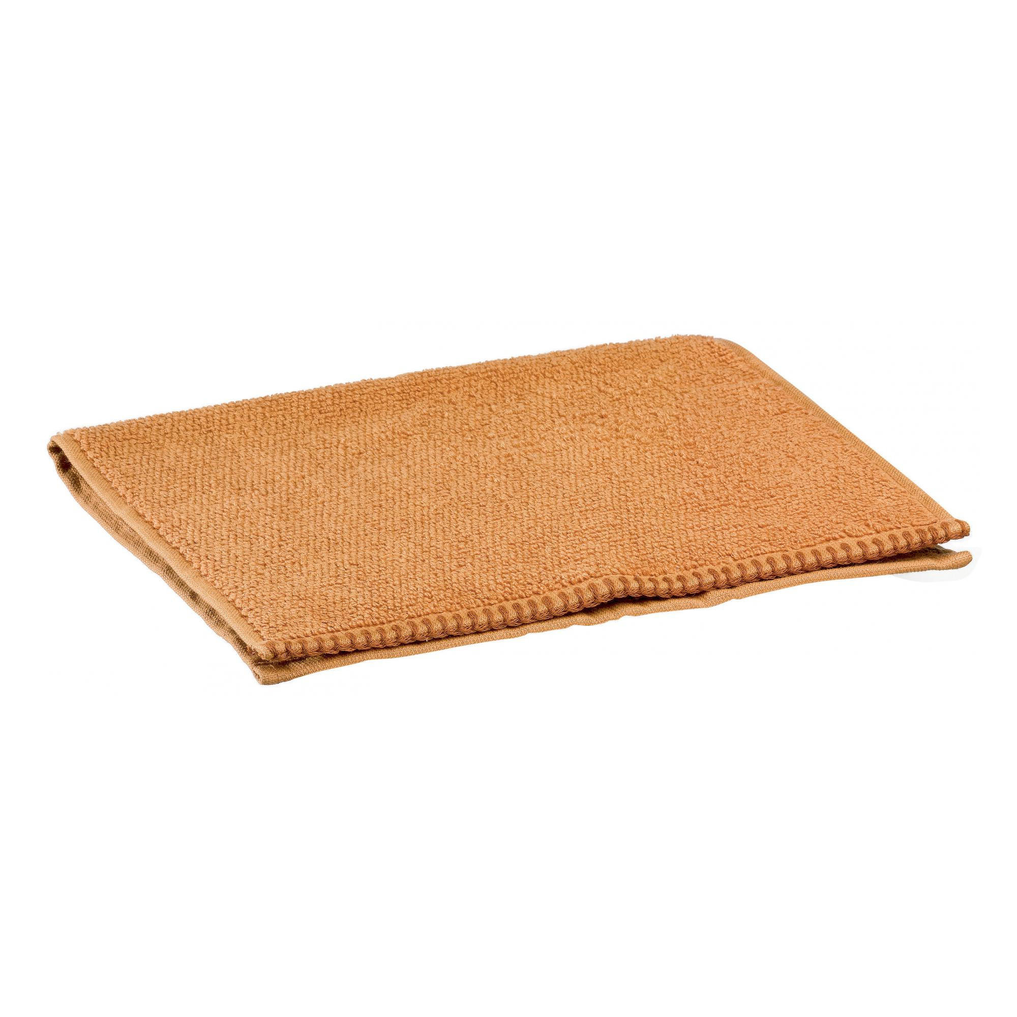 GÄSTETUCH Bora senffarben 30 x 50 cm - Orange, Textil (30/50cm) - Vivaraise