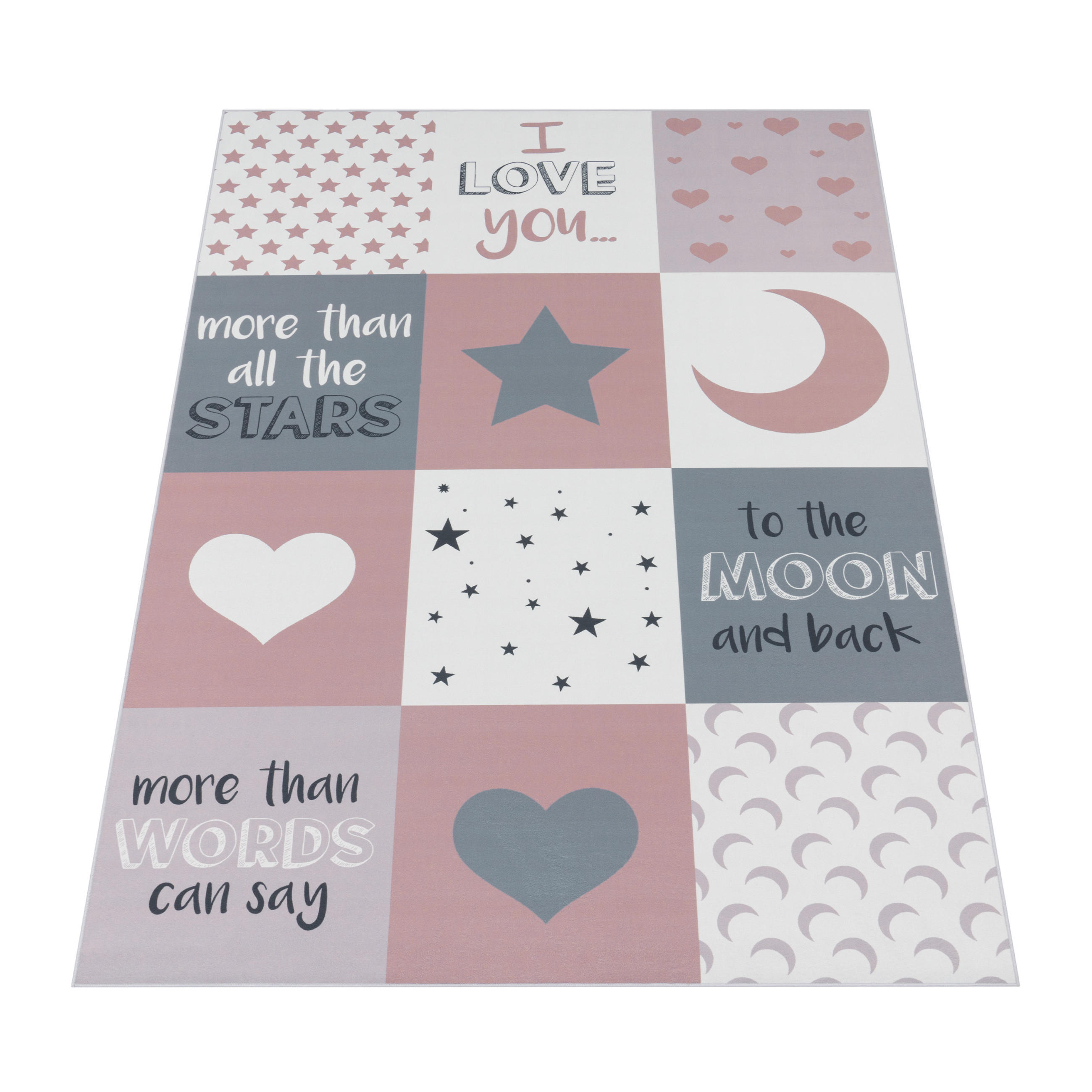 KINDERTEPPICH 80/150 cm Aleyna 101 - Pink, Textil (80/150cm) - Paco Home