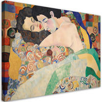 WANDBILD der kuss g. klimt - Grün, Textil (60/40cm) - Feeby