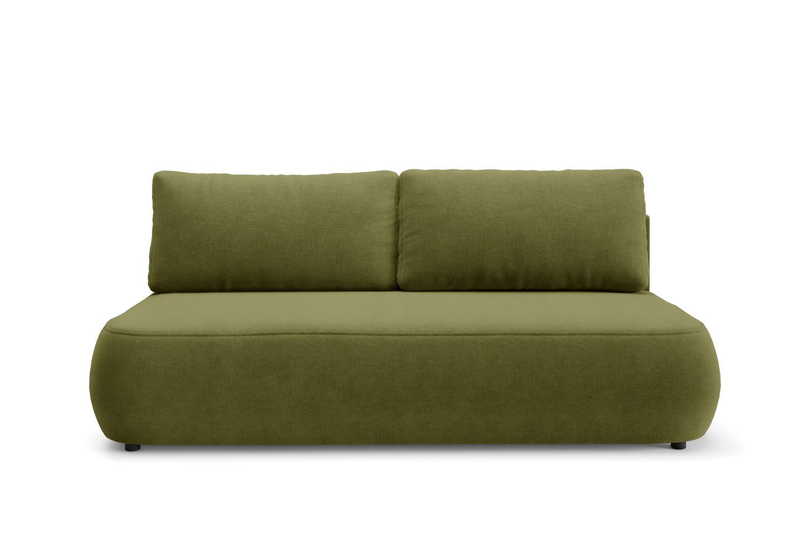 SCHLAFSOFA mit Bettkasten Grün - Schwarz/Grün, Holz/Holzwerkstoff (210/82/106cm) - Furnisell
