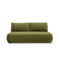 SCHLAFSOFA mit Bettkasten Grün - Schwarz/Grün, Holz/Holzwerkstoff (210/82/106cm) - Furnisell