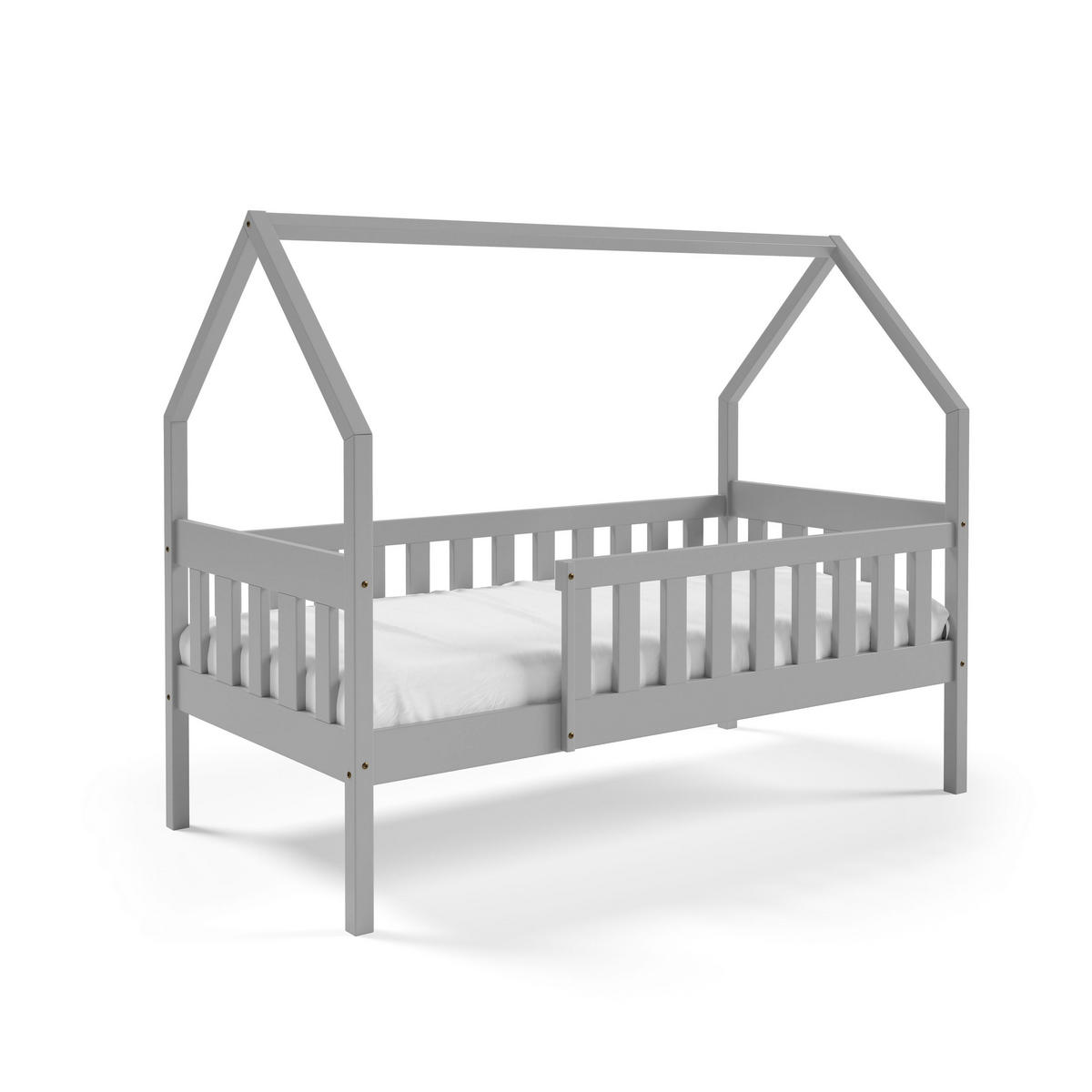 KINDERBETT BAMBINA 80x160 cm Hellgrau - Hellgrau, Holz (80/160cm) - MASSENO