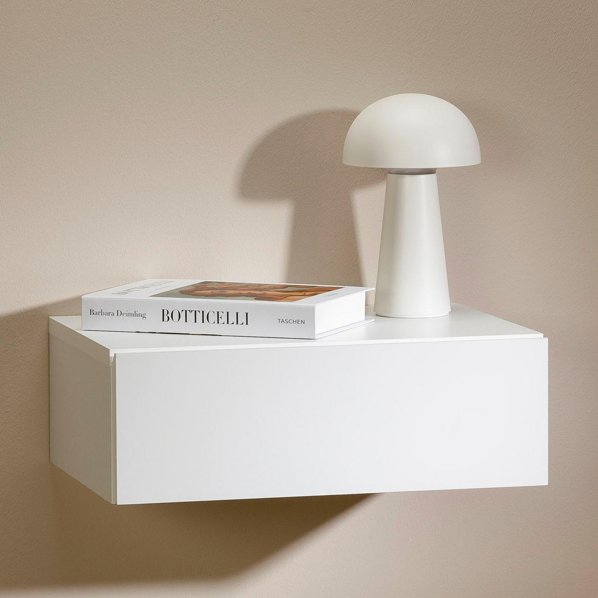 NACHTTISCH ANNE hängend - Weiß, Holzwerkstoff (42/14/30cm) - CARO-Möbel