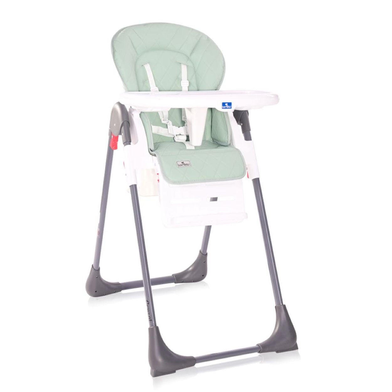 HOCHSTUHL Cryspi grün Rückenlehne verstellbar, faltbar, 5-Punkt-Gurt - Grün, Kunststoff (53/110/84cm) - Lorelli