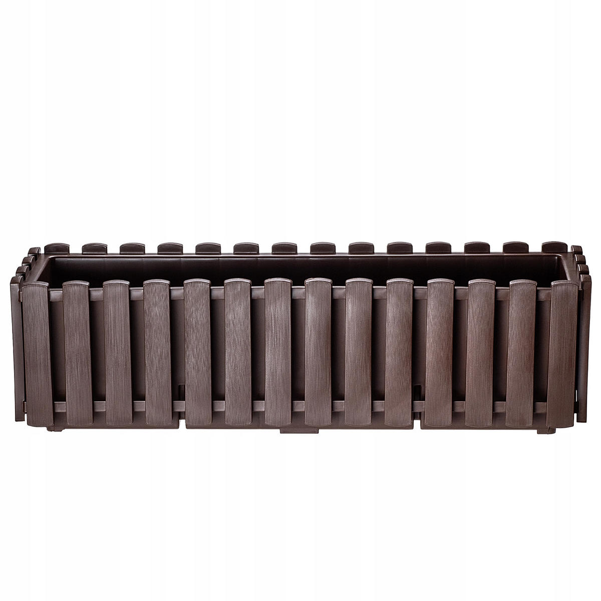 BALKONKASTEN 60 cm, Braun - Braun, Kunststoff (18/58cm) - KADAX