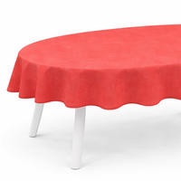 TISCHDECKE Garten Weichschaum 140x180cm - Rot - Rot, Kunststoff (180/140cm) - Bestlivings