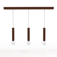 HÄNGELEUCHTE - Dunkelbraun, Metall (6/100/40cm) - Lumicom