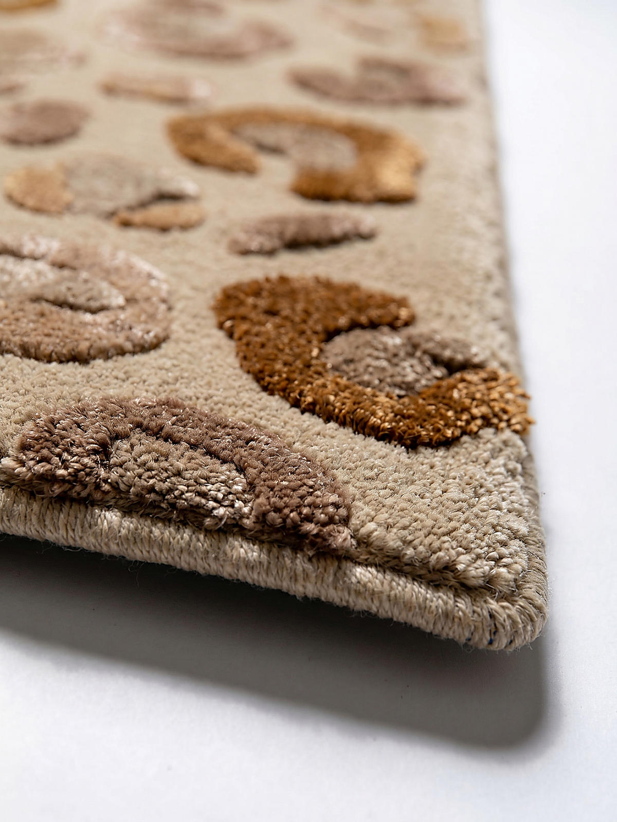 KURZFLORTEPPICH SABLE, mit Tier-Motiv, Natur, 200 x 300 cm - Beige, Textil (200/300cm) - KADIMA DESIGN