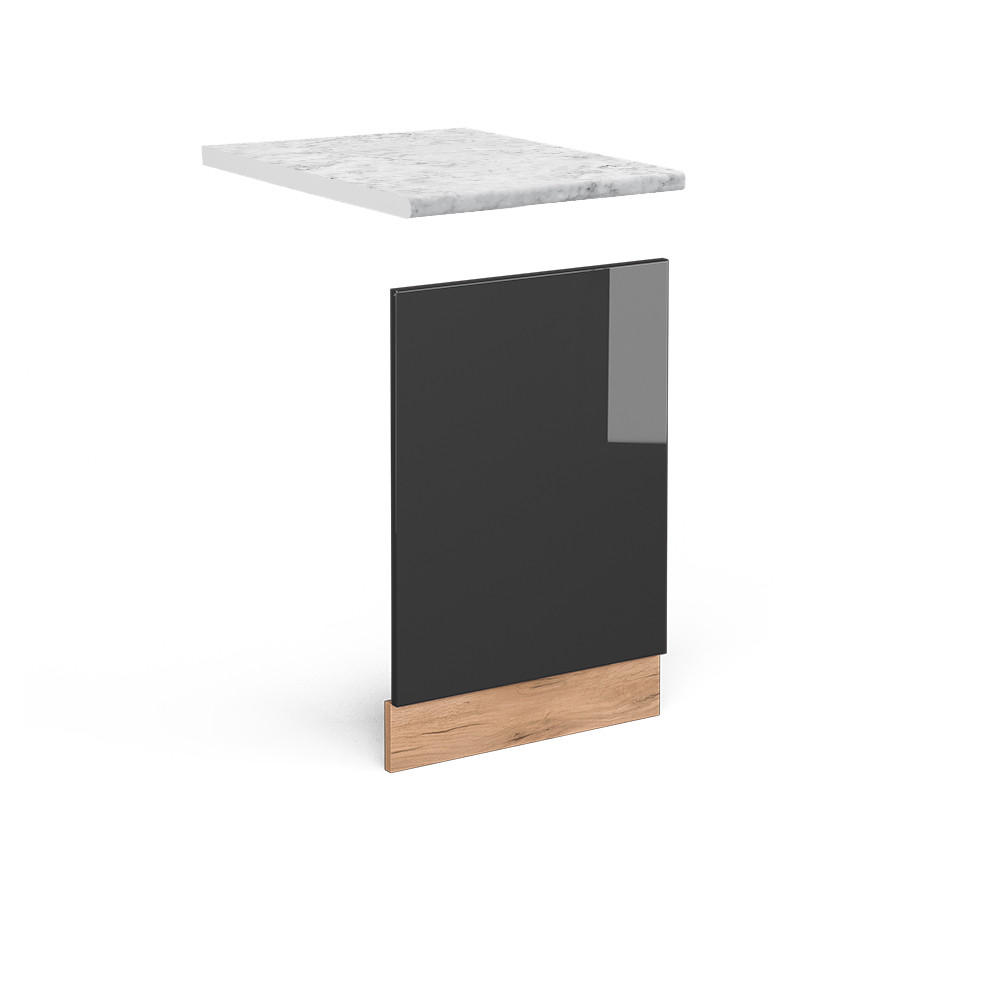 FRONTPANEL R-Line Antracit högblank 45 cm , AP Marble Antracit, Ekfärgad 67.4/45/60 cm