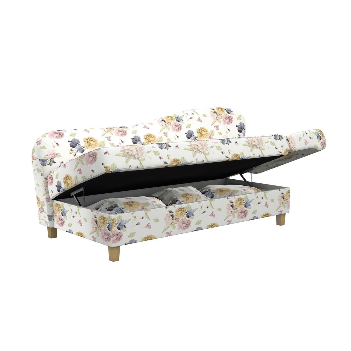 RECAMIERE Armlehne rechts Katia Flachgewebe beige - Beige, Kunststoff (190/88/82cm) - 58aufmkessel