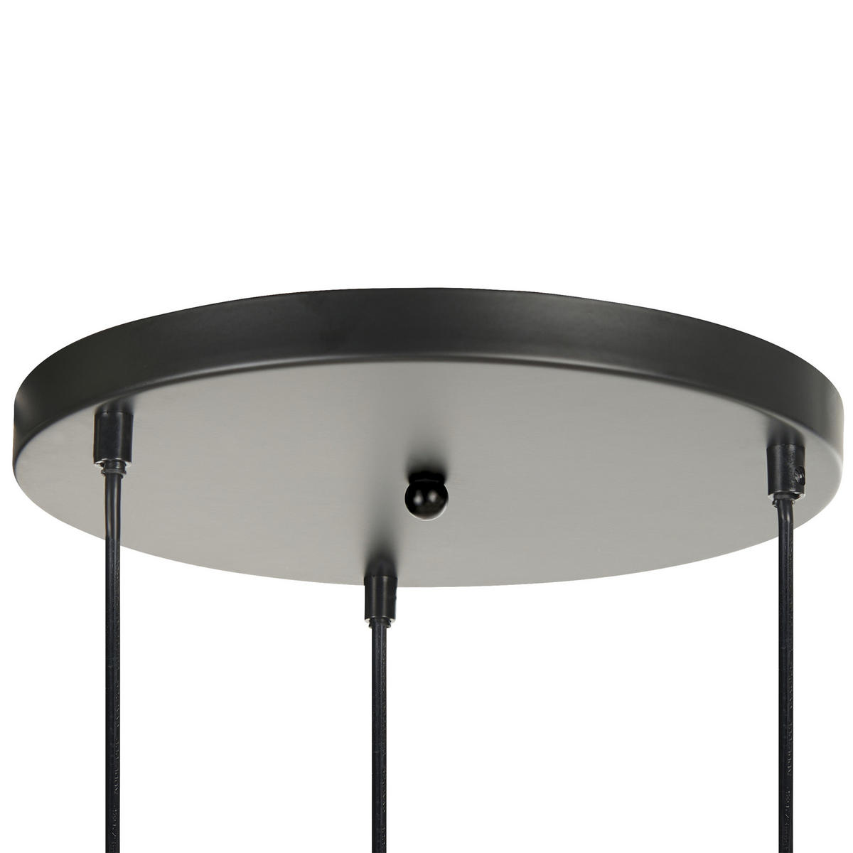 HÄNGELEUCHTE Endrick 55/55/120 cm - Weiß, Naturmaterialien (55/55/120cm) - Beliani