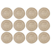 PLATZSET (12er Set) Tout Autour - Braun, Naturmaterialien (36/36cm) - BUTLERS