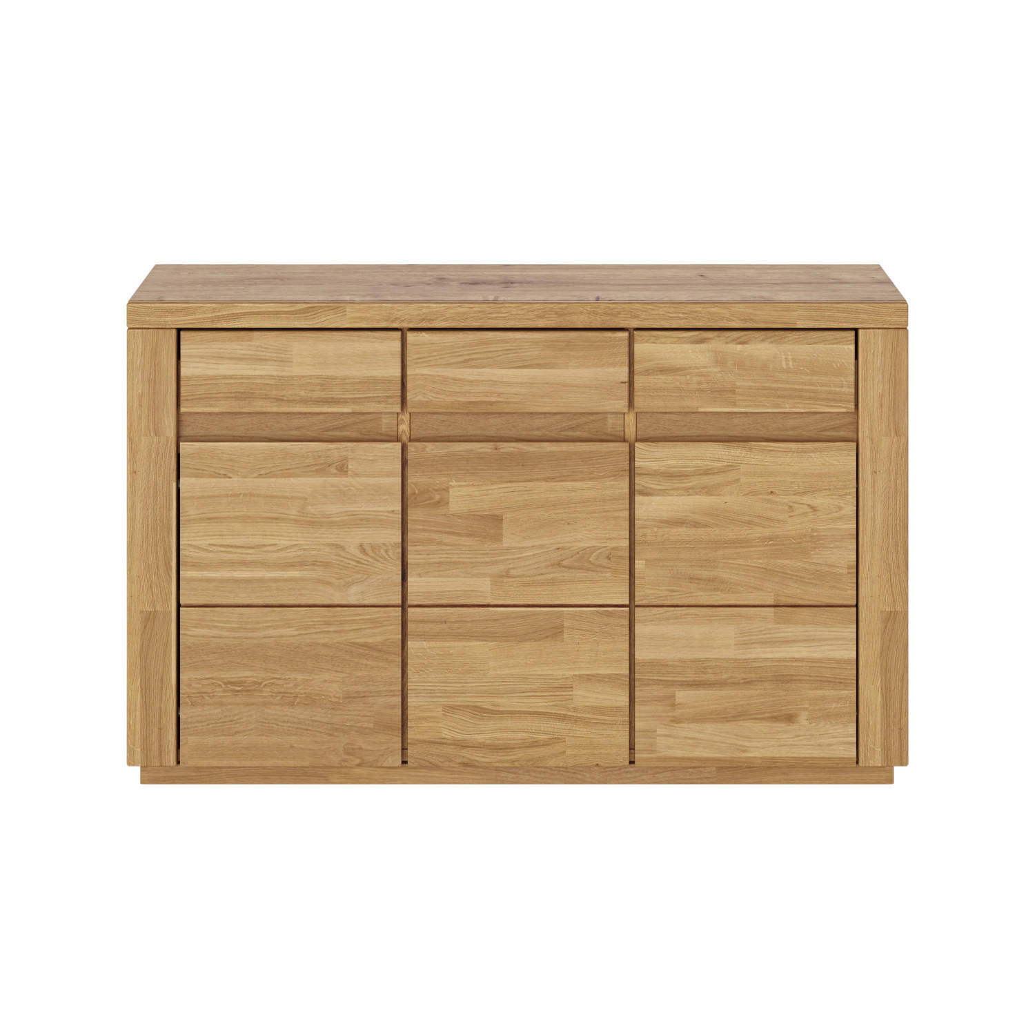 KOMMODE Skagen - Eichefarben, Holz (35/80/127cm) - kiki design