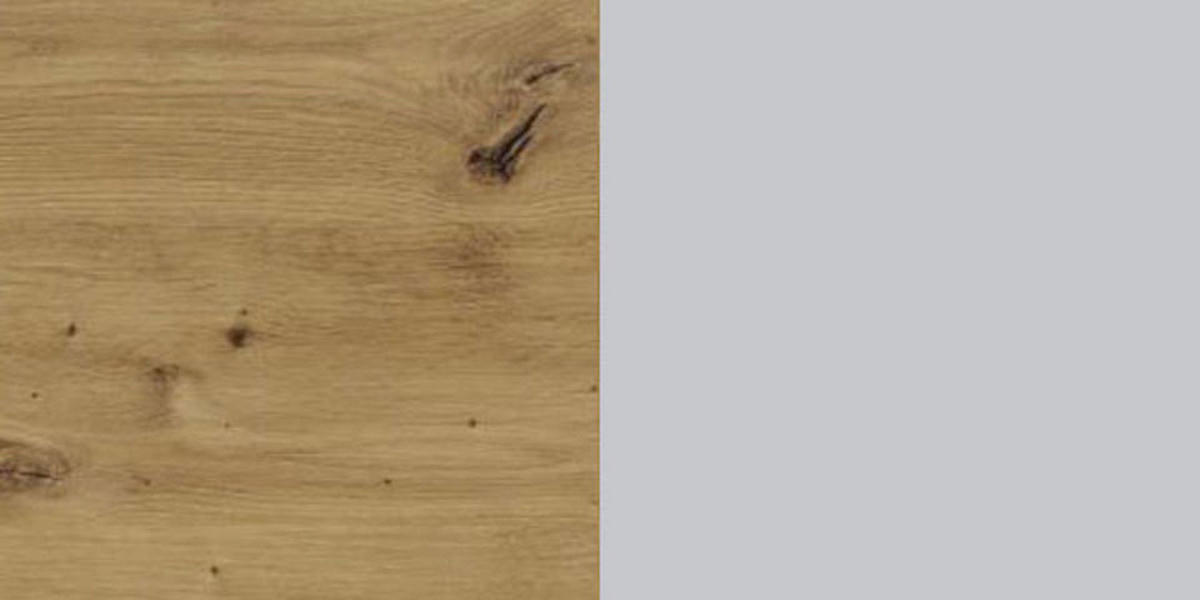 WINKELKÜCHE Prato eiche artisan / mittelgrau matt 12-teilig - Braun/Grau, Holzwerkstoff (345/217/200cm) - Feldmann-Wohnen