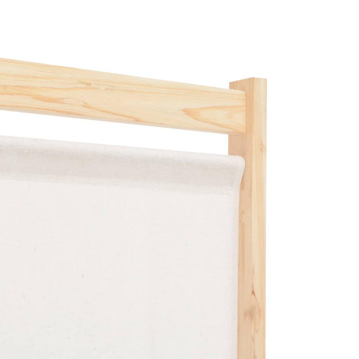 RAUMTEILER 4-Teiliger Cremecreme 160/170/4 Cm Stoff - Creme, Textil (160/170/4cm) - vidaXL