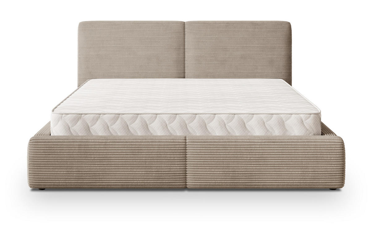 ČALOUNĚNÁ Postel FELURO 120x200 cm Béžová - béžová, kompozitní dřevo/textil (120/200cm) - MASSENO