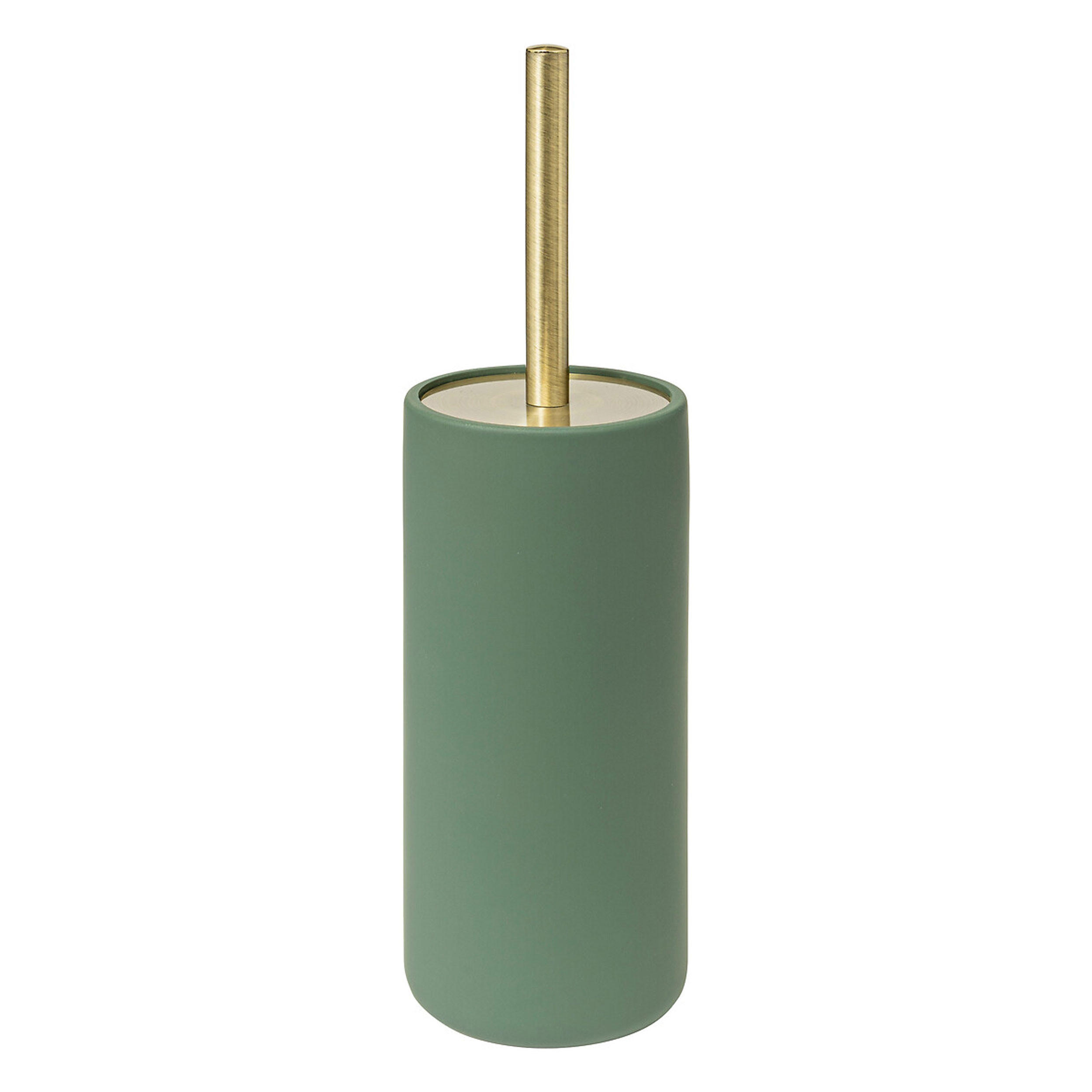 TOILETTENBÜRSTE Duo, WC Bürste, Polyresin, Grün - Grün, Kunststoff (10.1/35.7/10.1cm) - 5five Simply Smart
