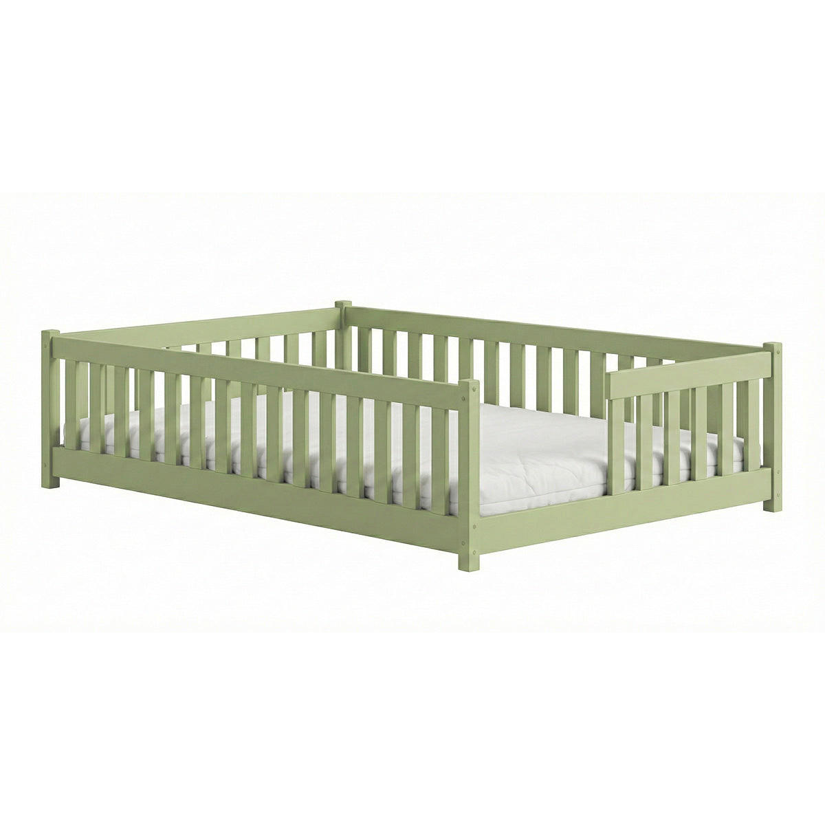 POSTEĽ 140/200 Théa Olive - zelená, drevo (140/200cm) - Petits-meubles