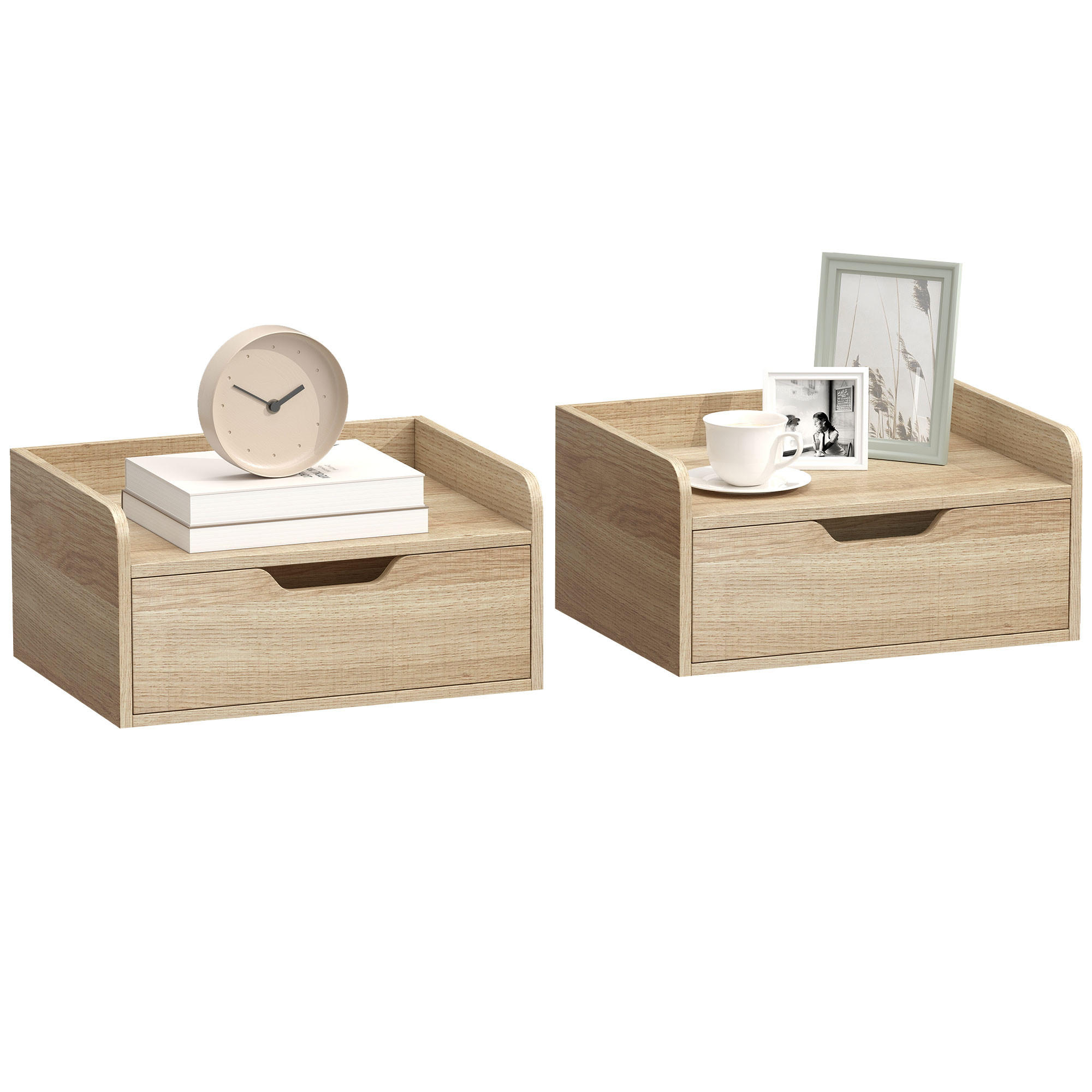ComfortXL Nachtschrank Natur 30x19.5x40 cm