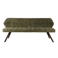 EETKAMERBANKEN Raster 72HB 58/180/81 cm - Waldgrün, Textil (180/81/58cm) - Hoyz Collection