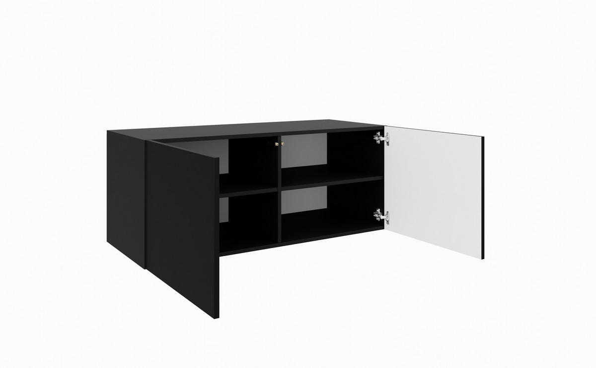 TV-SCHRANK LIO - Schwarz, Holzwerkstoff (100/41/40cm) - Meblini
