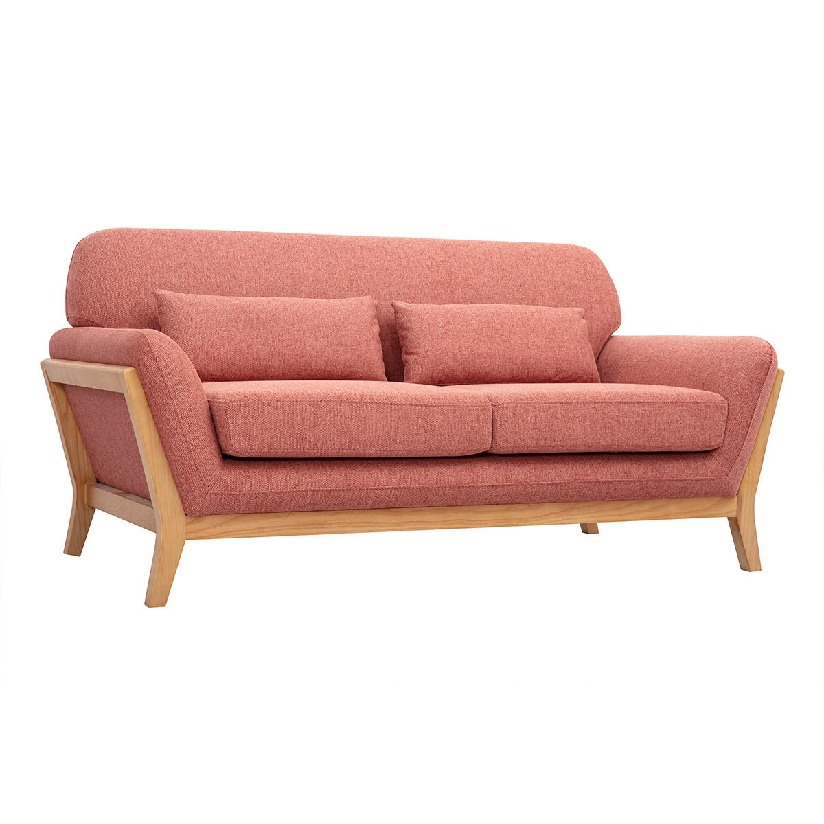 Thumbnail - Miliboo Sofa, Terracotta, Textil, 85x79x159 cm, Wohnzimmer, Sofas & Couches, Sofas