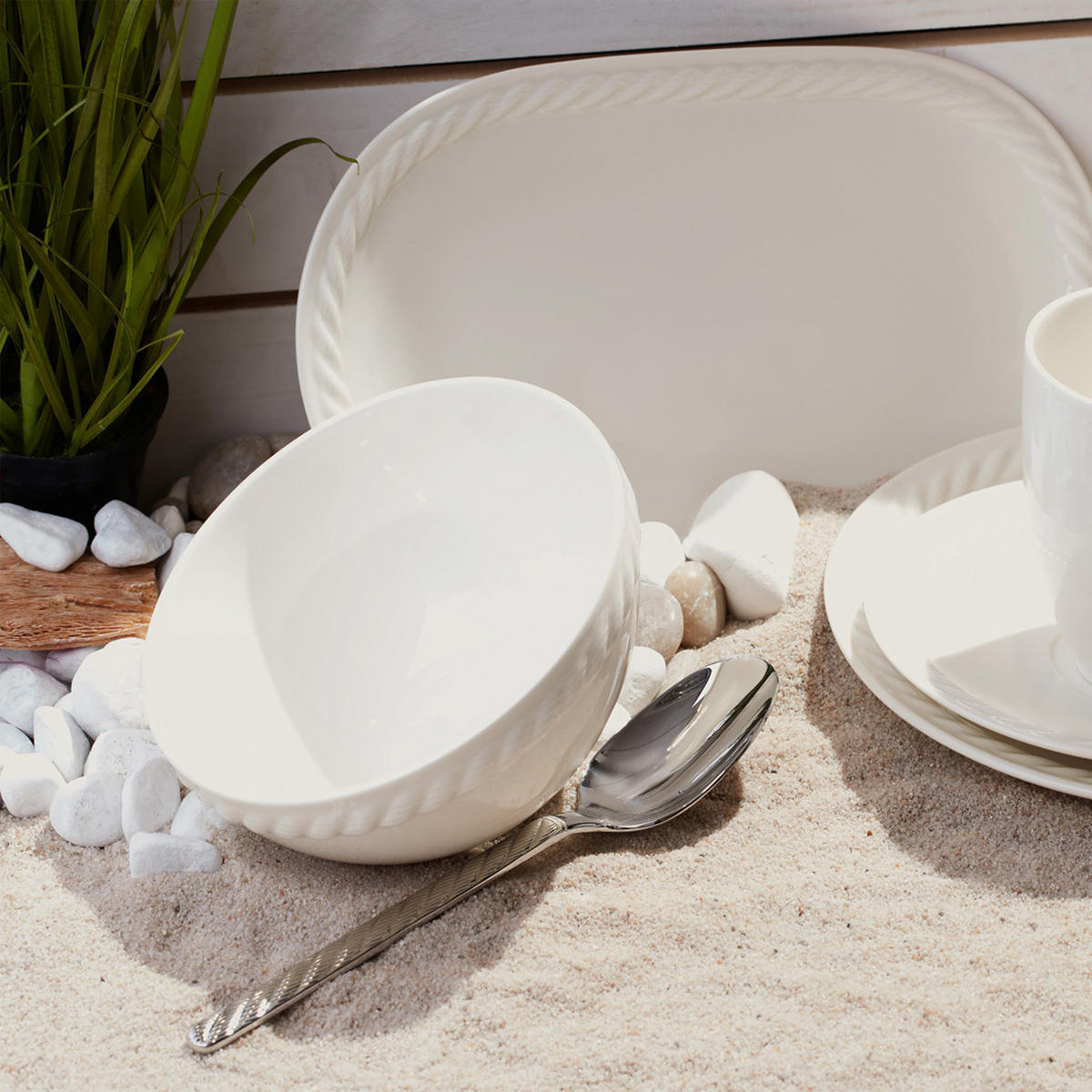 TAFELLÖFFEL Montauk silber 212 mm 6er Set - Silberfarben, Metall - Villeroy & Boch