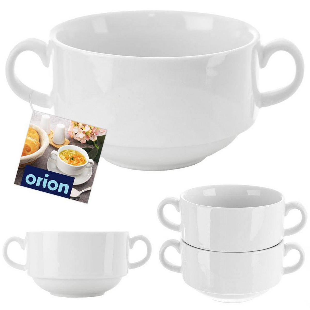 SUPPENSCHÜSSEL Mona weiß - Weiß, Keramik (15/10.5/6cm) - Orion 