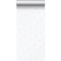 TAPETE Punkte 53 cm x 10.05 m - Weiß, Papier (53/0.1cm) - Sanders & Sanders
