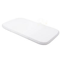 CEARȘAF cu elastic pentru bebe impermeabil 7in1 - alb, material textil (73/124cm) - waldin