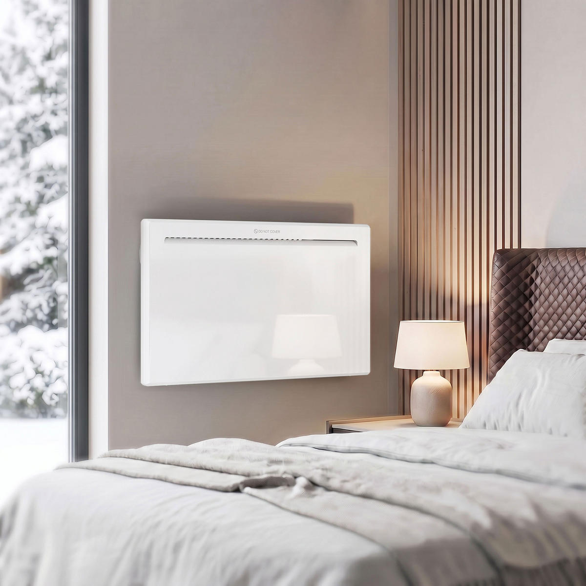 ELEKTROHEIZUNG Stahl Kunststoff Weiß - Weiß, Kunststoff/Metall (21.5/43.5/70cm) - HOMCOM