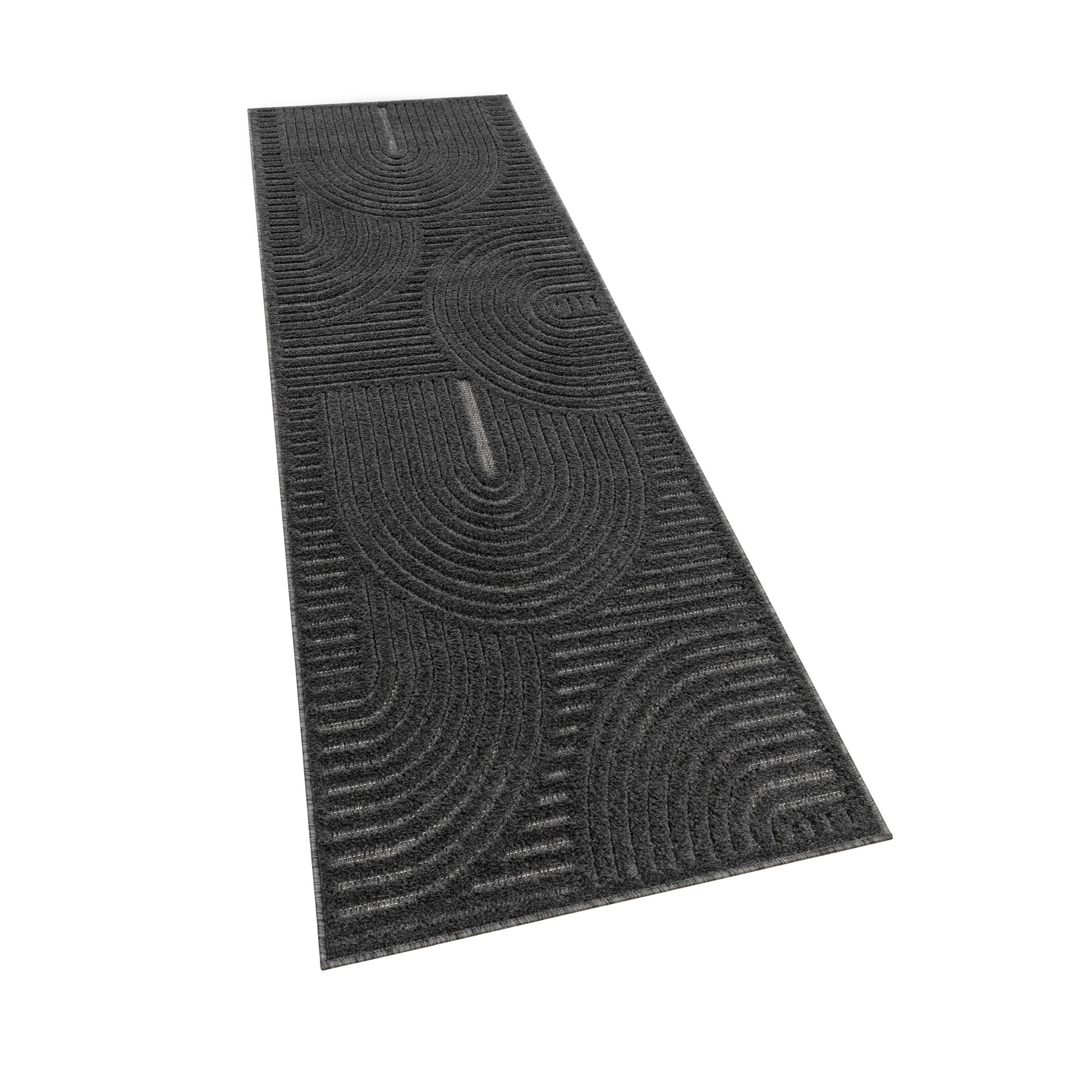 OUTDOORTEPPICH 60/100 cm Livorno 674 - Anthrazit, Textil (60/100cm) - Paco Home