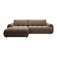 SCHLAFSOFA - 4 Personen - stoff - taupe Fridora - Taupe, Textil (272/81/168cm) - Vente-Unique
