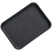 SERVIERTABLETT Ute Schwarz - Schwarz, Kunststoff (26.3/2.2/36.4cm) - Based