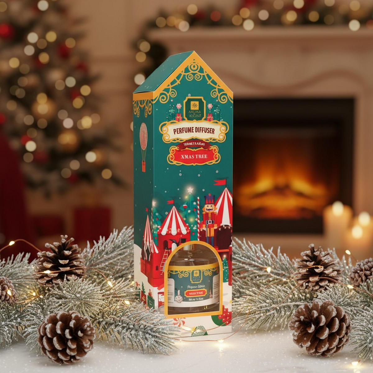 DUFTÖL 100 ml - Grün, Glas (6/6/20cm)