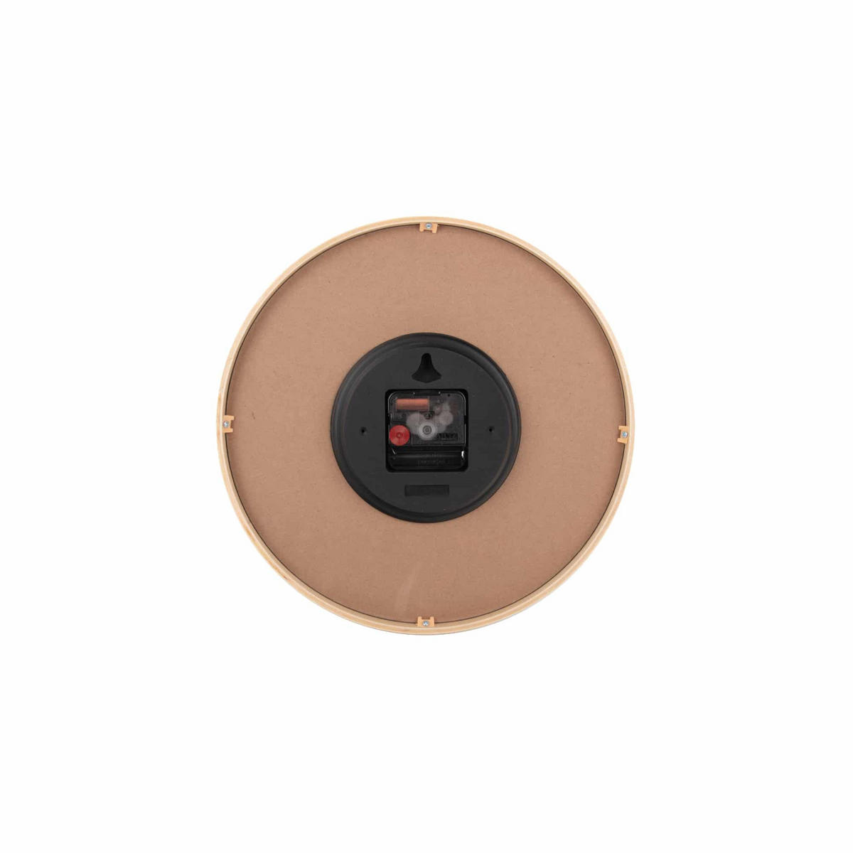 WANDUHR Osado Dome hout Ø30 cm - Schwarz, Holz (30/30/4.3cm) - Karlsson