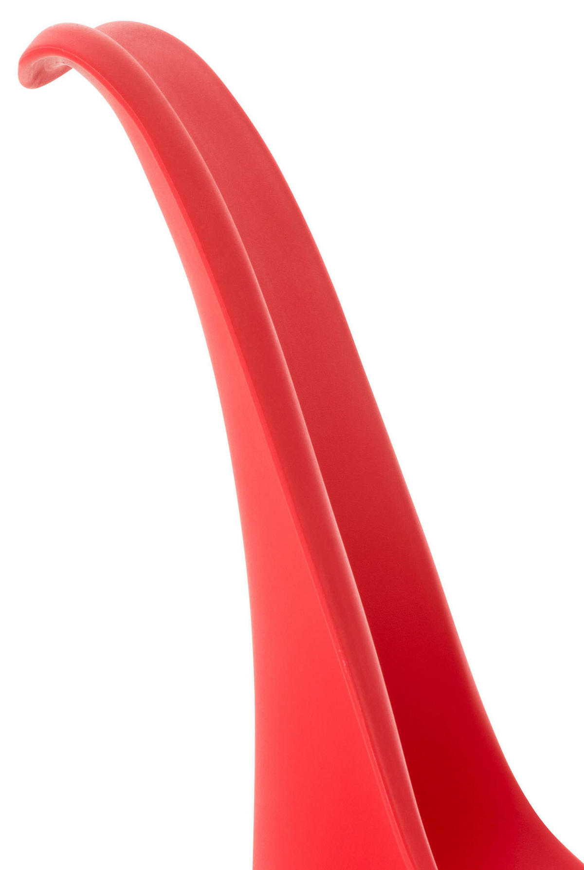STUHL Kunststoff rot - Eukalyptusholzfarben/Rot, Holz/Kunststoff (49/83/50cm) - CLP