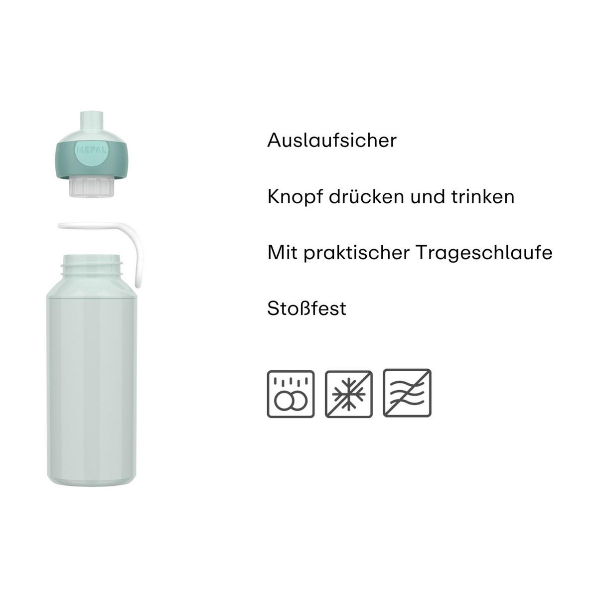 POP-UP TRINKFLASCHE Campus (2026) Hot Wheels 400 ml - Blau/Multicolor, Kunststoff (0.4L) - Mepal