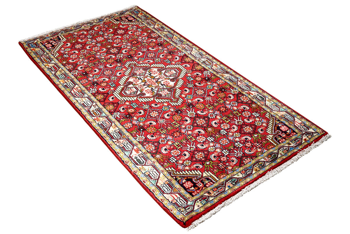 TEPPICH Assadabad Rot 204/79 cm Schurwolle - Rot, Textil (79/204cm) - Looma