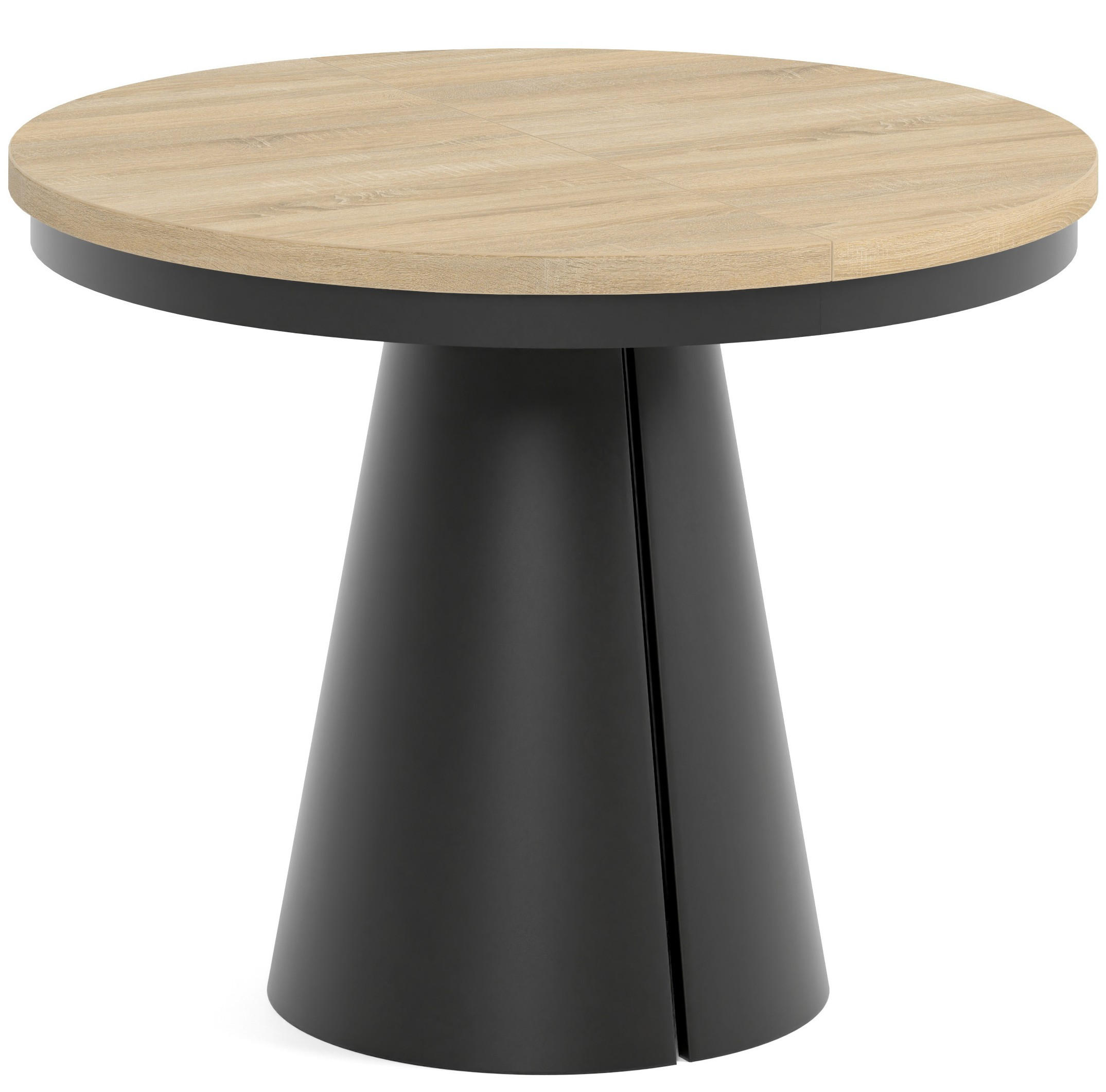 TISCH Schwarz ALMA Ausziehbar 100/176 cm - Eichefarben/Schwarz, Holzwerkstoff (2/100/76cm) - Sepro Meble