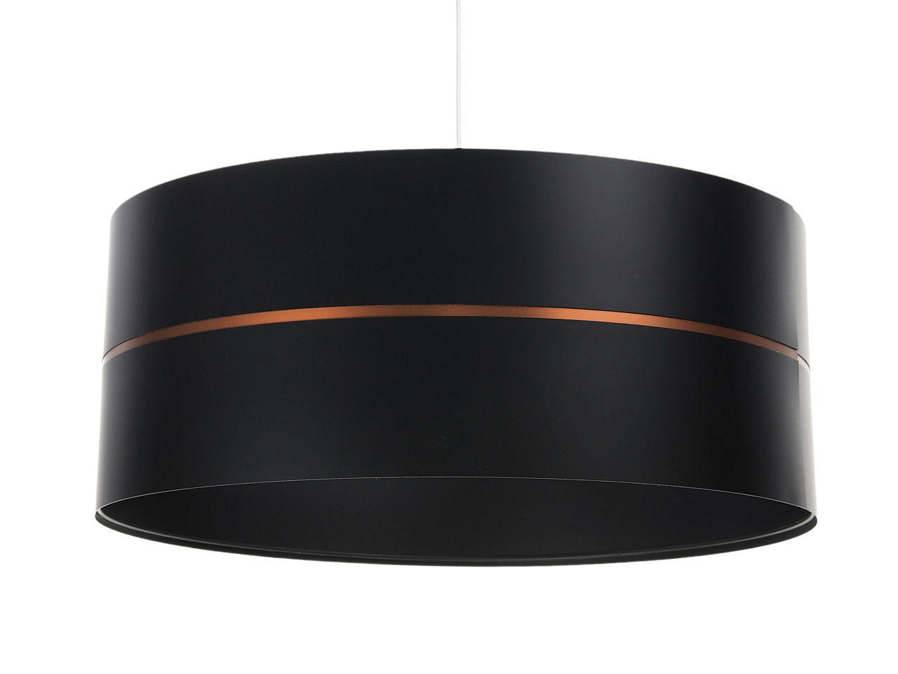 HÄNGELEUCHTE Kupfer 40/21 cm - Schwarz/Kupferfarben, Kunststoff (40/0.6/21cm) - ONZENO