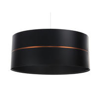 HÄNGELEUCHTE Kupfer 40/21 cm - Schwarz/Kupferfarben, Kunststoff (40/0.6/21cm) - ONZENO
