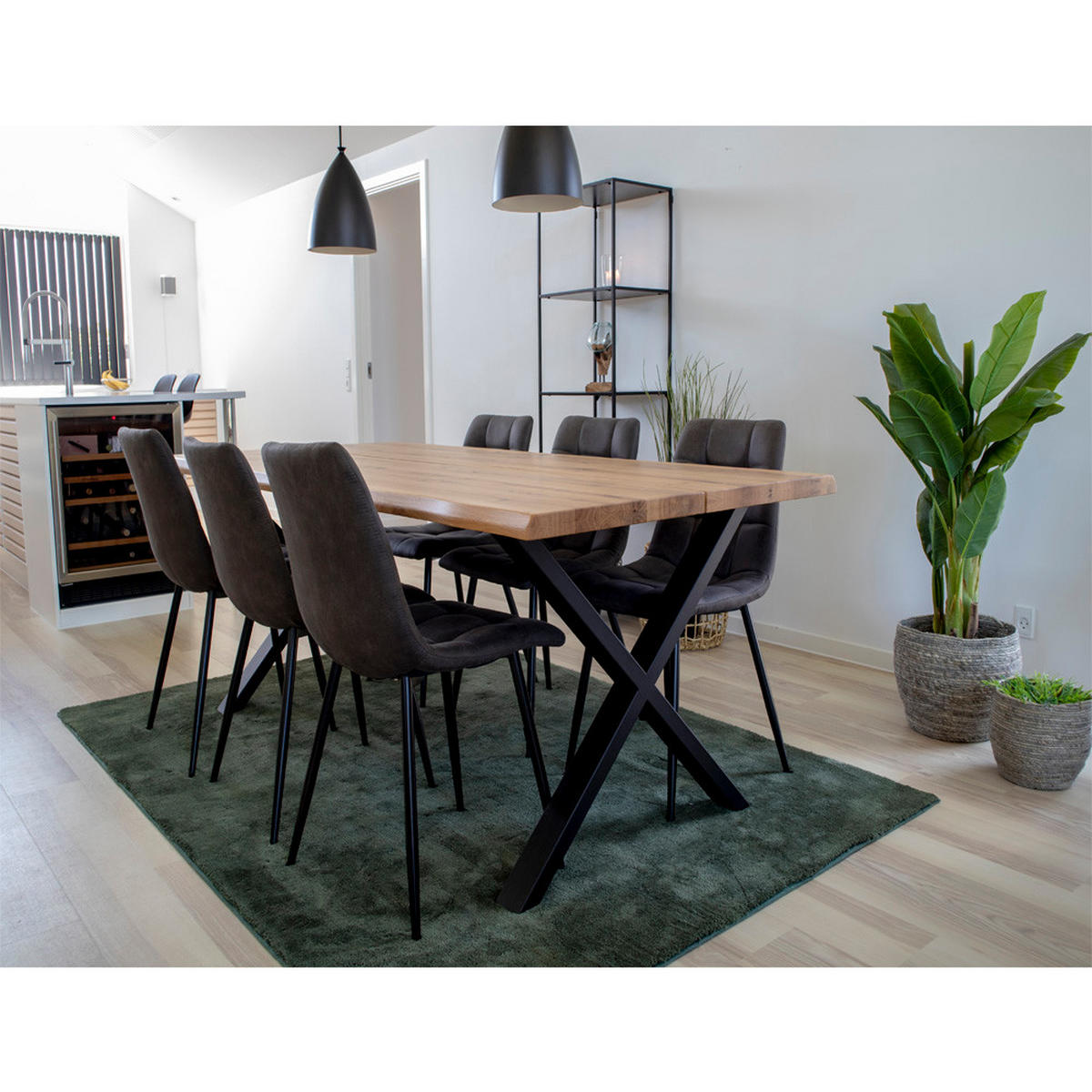 ESSTISCH 95x200 cm Eiche - Eiche Wotan, Holzwerkstoff (200/95/76cm) - ebuy24